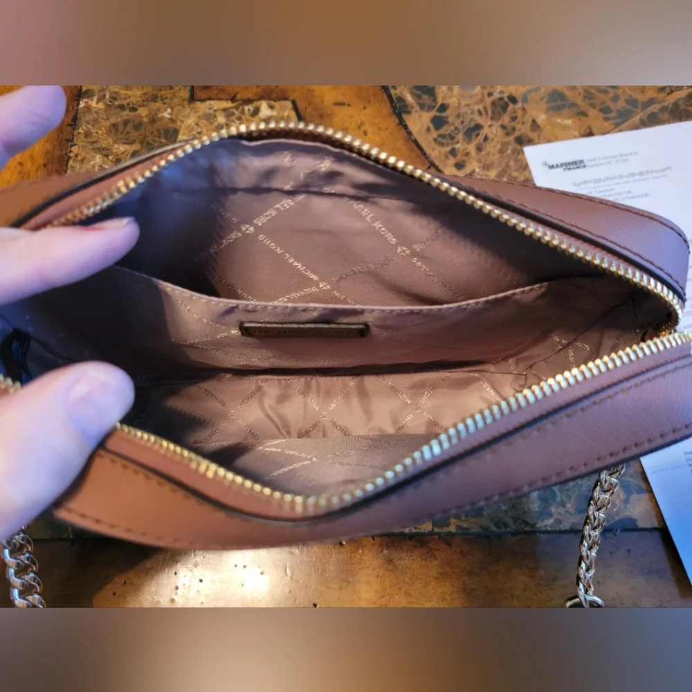 Michael Kors Brown Crossbody Bag. NWOT - Picture 9 of 11